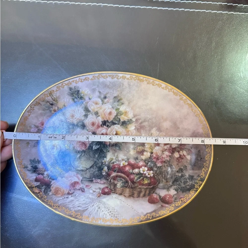Lena Liu Country Accents Collector Plate Garden Delights